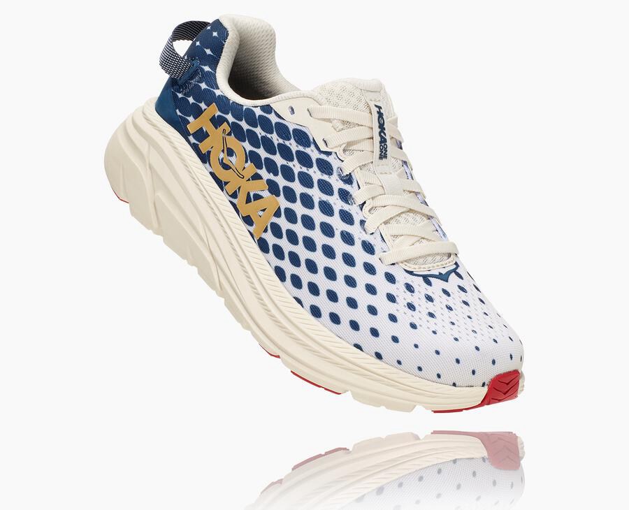 Hoka One One Koşu Ayakkabısı Kadın Beyaz/Mavi - Rincon 2 - AM7891352